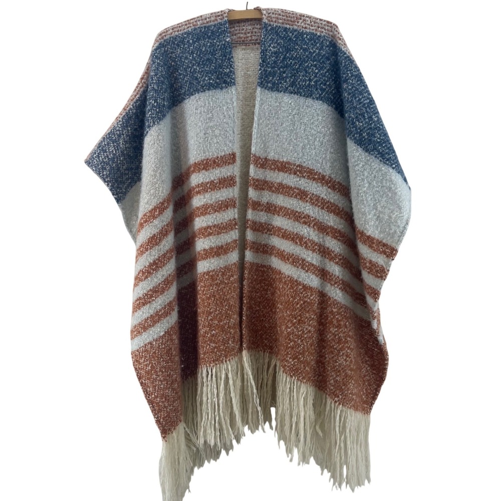 Idyllwind Miranda Lambert Southwestern Knit Blanket Poncho OS Boho Festival Cozy